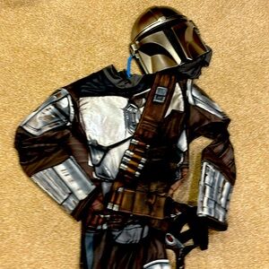 Halloween Kids Mandalorian Costume Sz L